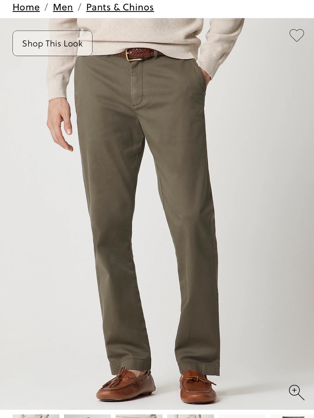 J. Crew Olive Green Men's Chinos